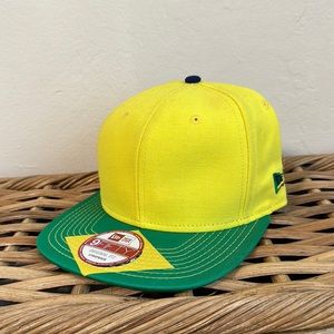 New era vintage Brazil hat cap flat bill SnapBack 9fifty